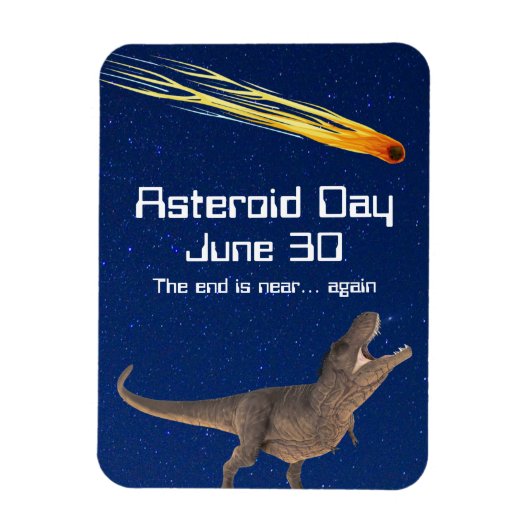Asteroïde dag 30 juni magneet (Verticaal)