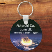 Asteroïde dag 30 juni sleutelhanger (Voorkant)