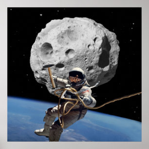Asteroïde Mijnwerker Poster