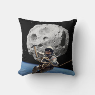 Asteroïde Miner Kussen