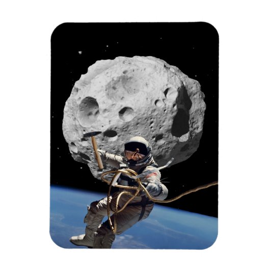 Asteroïde Miner Magneet (Verticaal)