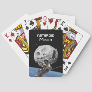 Asteroïde Miner Pokerkaarten