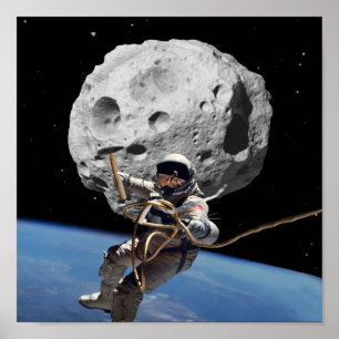 Asteroïde Miner Poster