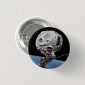 Asteroïde Miner Ronde Button 3,2 Cm (Voorkant /achterkant)