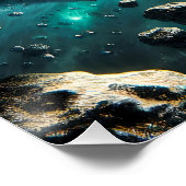 asteroïde-stad perfect poster (Hoek)