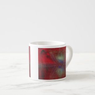 Asteroïde Strike Digital Abstract Espresso Kop