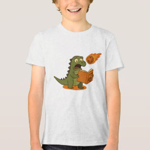 Asteroiden en Jij, Een Boek Voor Dinosauriërs Tri-Blend Shirt