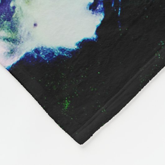 Asters Aglow Fleece Deken (Hoek)