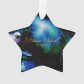 Asters Aglow Star Orament (dos)