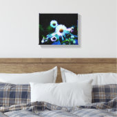 Asters Aglow Wrapped Canvas Prints (Insitu (Slaapkamer))