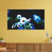 Asters Aglow Wrapped Canvas Prints (Insitu (Woonkamer))