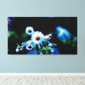 Asters Aglow Wrapped Canvas Prints (Insitu (Houten vloer))