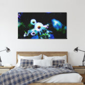 Asters Aglow Wrapped Canvas Prints (Insitu (Slaapkamer))