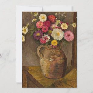 Asters en Zinnias   Tadeusz Makowski