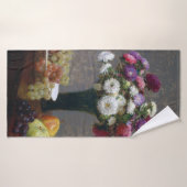 Asters et Fruits, Henri Fantin-Latour (Serviette de bain)