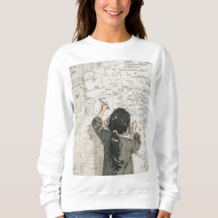 asthetische vrouwenhoodie bedrukte hoodie trui
