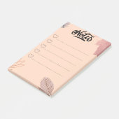 Ästhetischer Schreibblock für Notizen & Orga Post-it® Notes (Schuin)