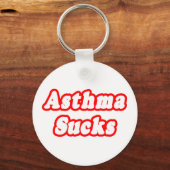 Asthma Sucks Sleutelhanger (Voorkant)