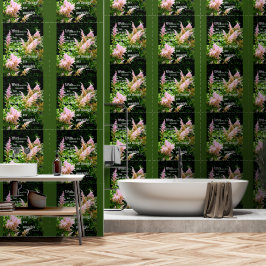 Astilbe met Mark 10:27 Behang