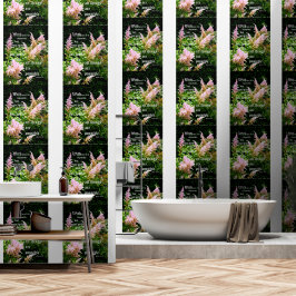 Astilbe met Mark 10:27 Behang