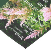 Astilbe met Mark 10:27 Korte Tafelloper (Hoek)