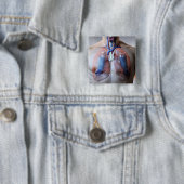 astma vierkante button 5,1 cm (In situ)