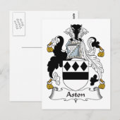Aston Family Crest Briefkaart (Voorkant / Achterkant)