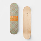 Aston Plaids Skateboard (Voorkant)
