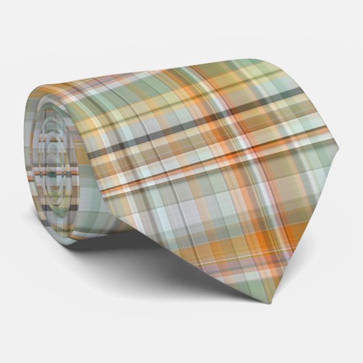 Aston Plaids Stropdas (Opgerold)