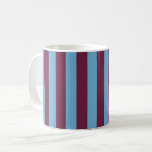 Aston Villa stripes football club kleuren premier  Koffiemok