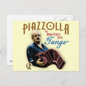 Astor Piazzolla Briefkaart (Voorkant / Achterkant)