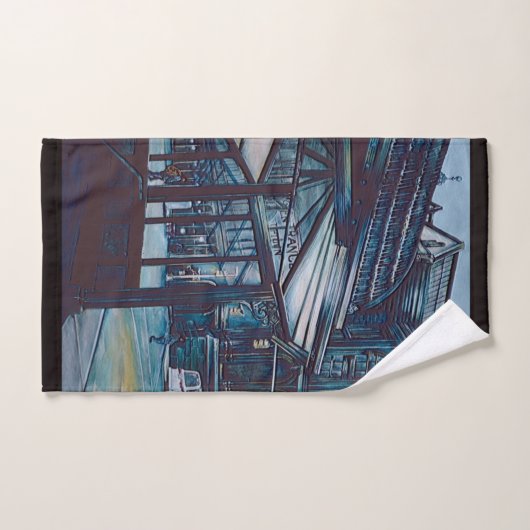 Astor Place Aborigènes, New York, (Serviette à main)