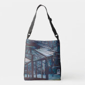 Astor Place Aborigines, NYC Crossbody Tas (Achterkant)