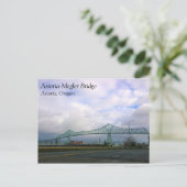 Astoria-Megler Bridge, Astoria, Oregon Briefkaart (Staand voorkant)