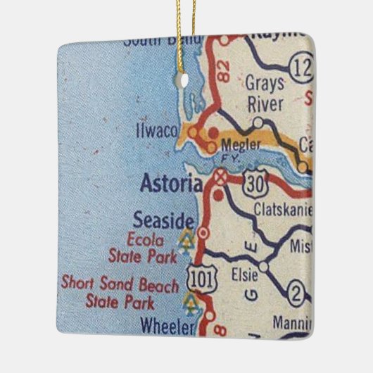 Astoria OF kaart Keramisch Ornament (Links)