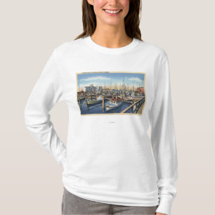 Astoria, Oregon - Geviste vloot in Harbour T-shirt