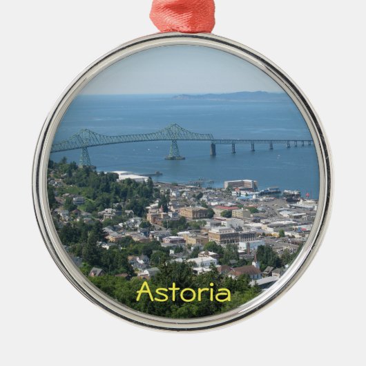 Astoria, Oregon Metalen Ornament (Voorkant)