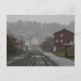 Astoria Oregon op een regenachtige namiddag Briefkaart
