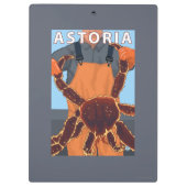 Astoria, OregonKing Crab Klembord (Achterkant)