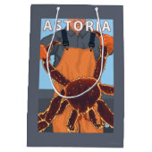 Astoria, OregonKing Crab Medium Cadeauzakje (Achterkant)
