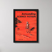 Astounding - 1955.10_Pulp Art Canvas Afdruk (Voorkant)