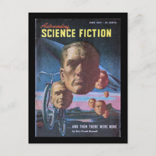 Astounding Science Fiction _June 1951_Pulp Art Briefkaart