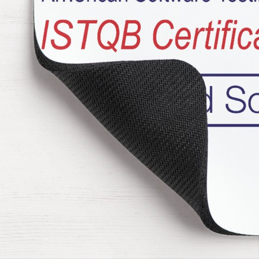 ASTQB Certified Software Tester Mousepad Muismat (Hoek)
