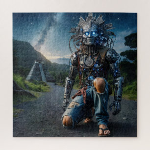 Astral Blue Jeans Warrior Legpuzzel