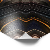 Astral Imperial Fractal Art Compositie Foto Afdruk (Hoek)