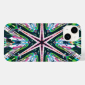 Astral Kaleidoscope coque iphone (Verso (horizontal))
