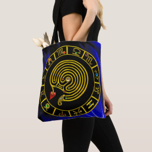 ASTRAL LABYRINTH GOLD ZODIAC CHART Astrologie Draagtas