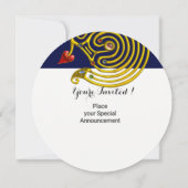 ASTRAL LABYRINTH GOLD ZODIAC CHART Astrologie Kaart (Achterkant)