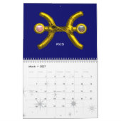 ASTRAL LABYRINTH GOLD ZODIAC CHART Astrologie Kalender (Mar 2027)