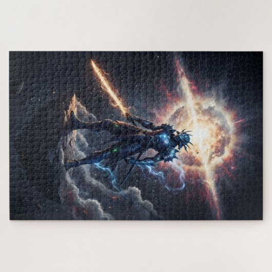 Astral Samurai Cosmic Warrior Puzzle (Horizontal)